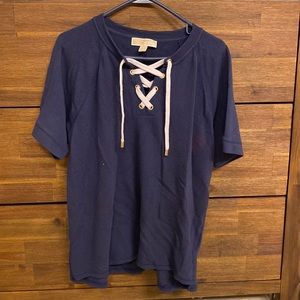 Wines Short Sleeve Casual Michael Kors Blouse